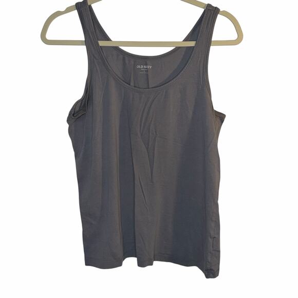 Old Navy First Layer Tank Top Bundle – Size L – Charcoal Gray & Black - Picture 2 of 7